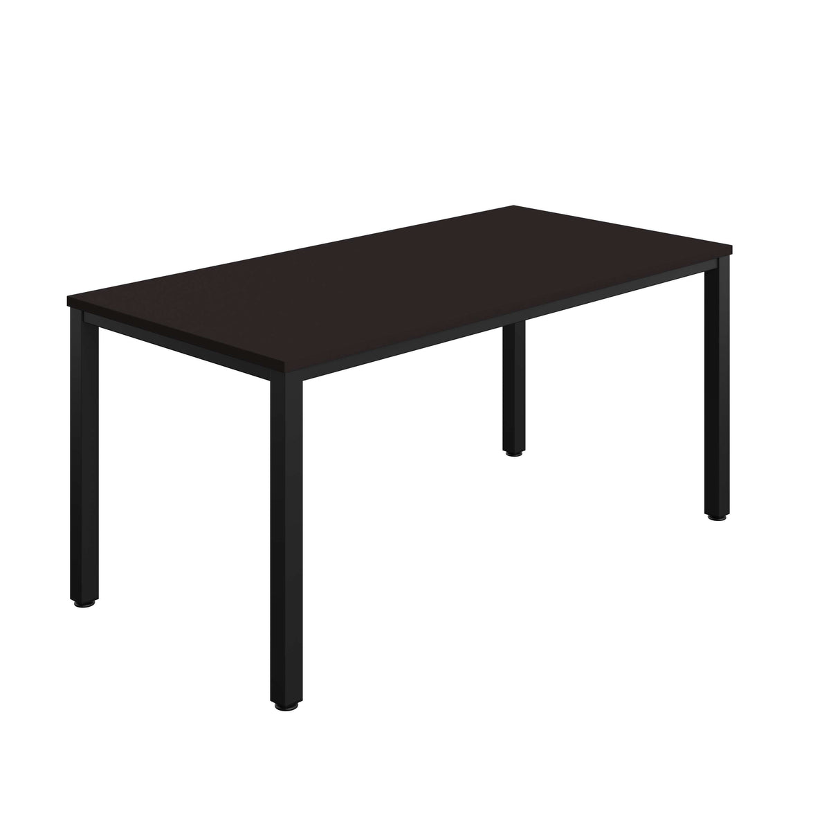 Fraction Infinity Rectangular Meeting Table | 1600 X 800 | Anthracite/Black