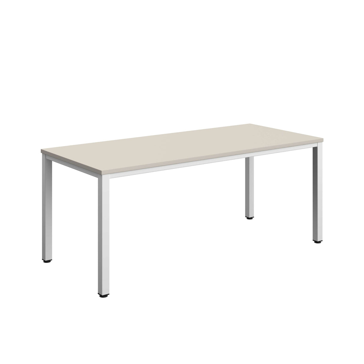 Fraction Infinity Rectangular Meeting Table | 1800 X 800 | Grey/White