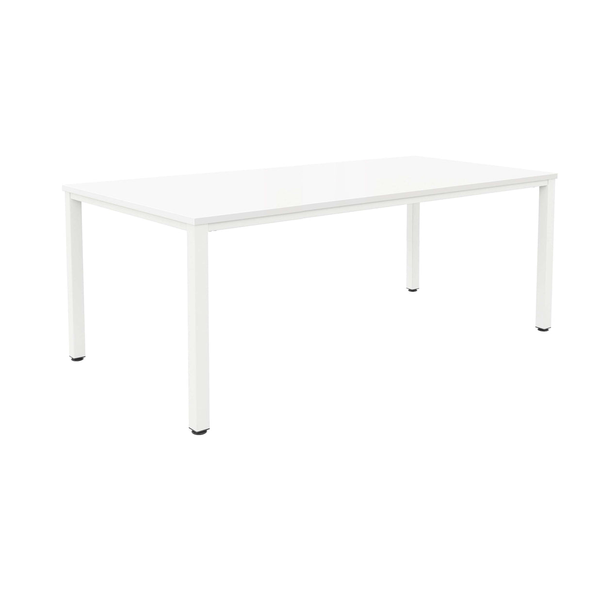 Fraction Infinity Rectangular Meeting Table | 1800 X 800 | White/White