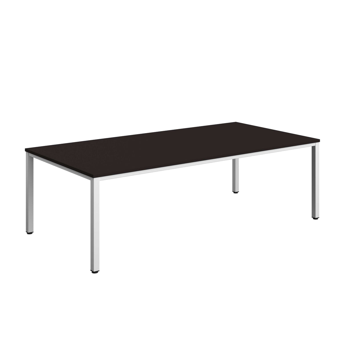 Fraction Infinity Rectangular Meeting Table | 2400 X 1200 | Anthracite/White