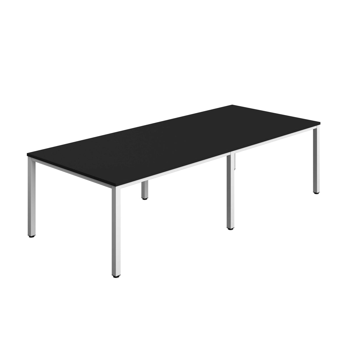 Fraction Infinity Rectangular Meeting Table | 2800 X 1200 | Black/White