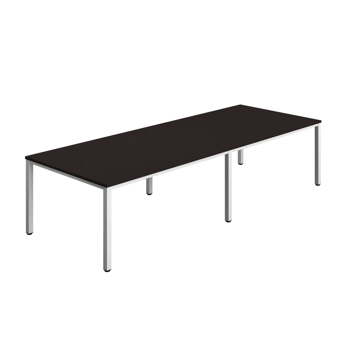 Fraction Infinity Rectangular Meeting Table | 3200 X 1200 | Anthracite/White