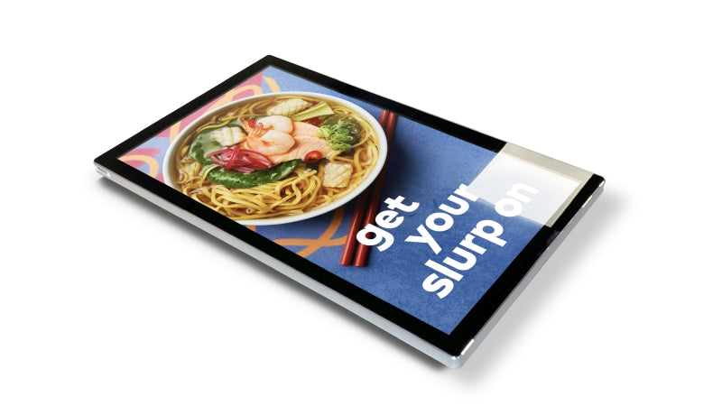 Allsee Slimline Pro Advertising Display - Toughened Glass