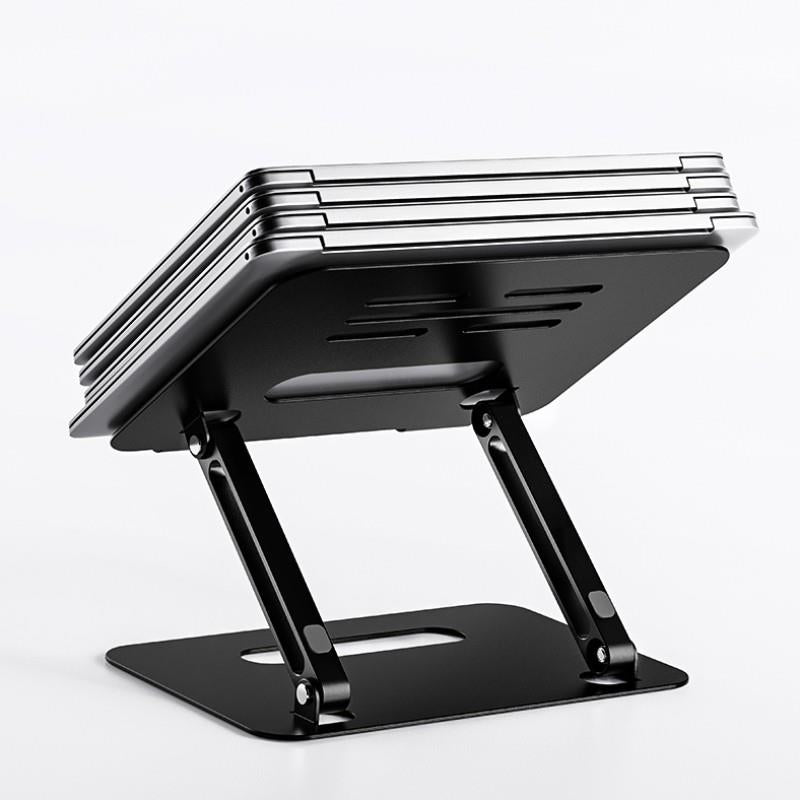 Foldable Sturdy Black Aluminium Laptop Stand