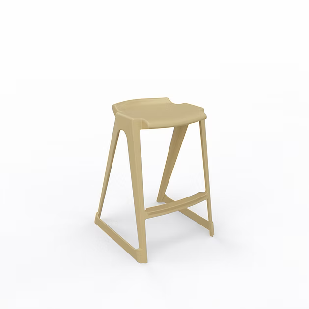 EN One Skidbase Low Back Stool