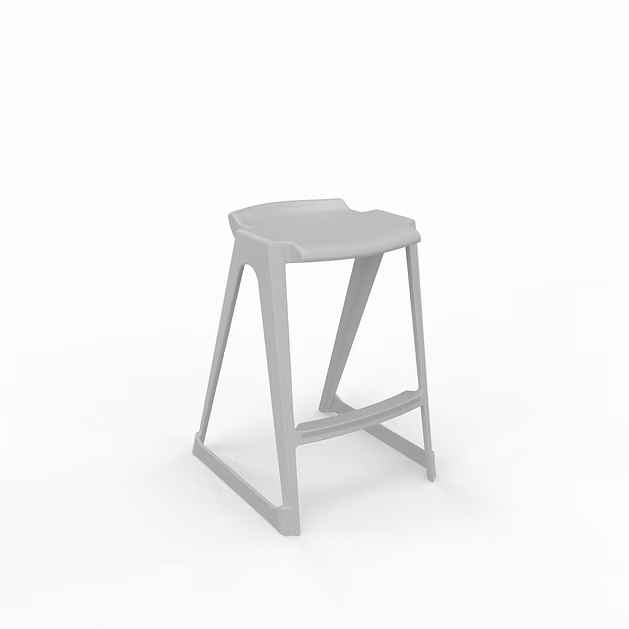 EN One Skidbase Low Back Stool