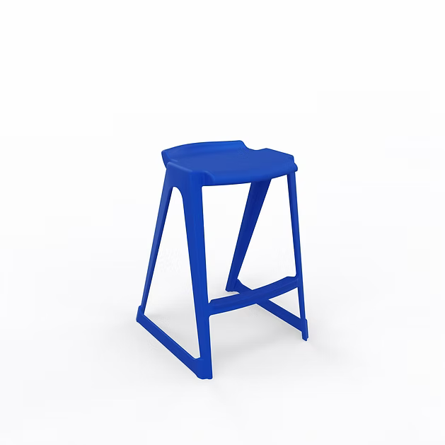 EN One Skidbase Low Back Stool