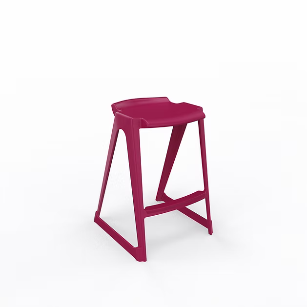 EN One Skidbase Low Back Stool