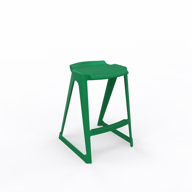 EN One Skidbase Low Back Stool