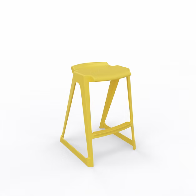 EN One Skidbase Low Back Stool