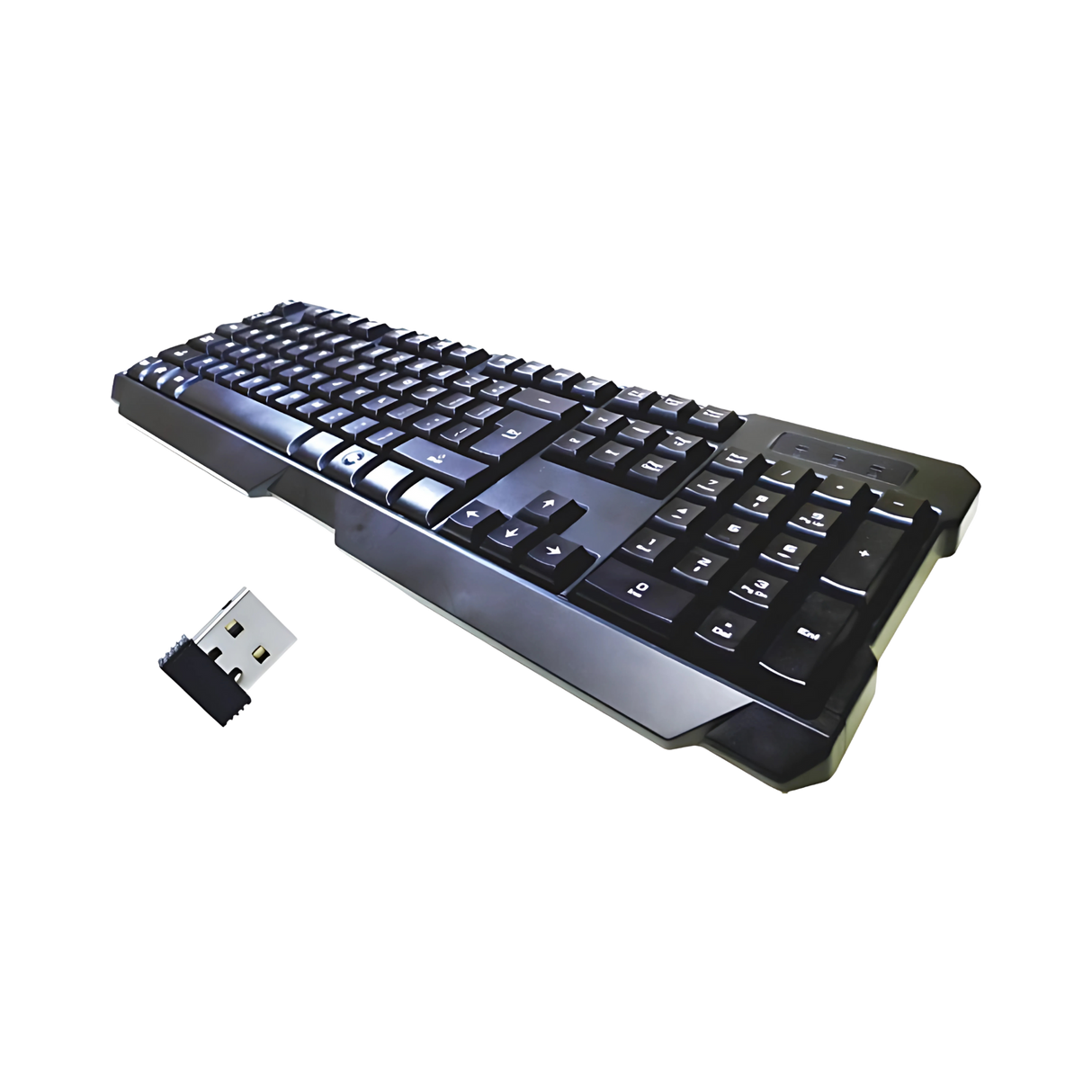 Easy2Use105 Key Wireless Keyboard with Nano Dongle