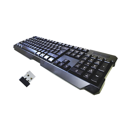 Easy2Use105 Key Wireless Keyboard with Nano Dongle