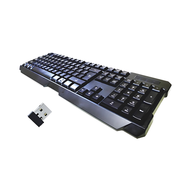 Easy2Use105 Key Wireless Keyboard with Nano Dongle