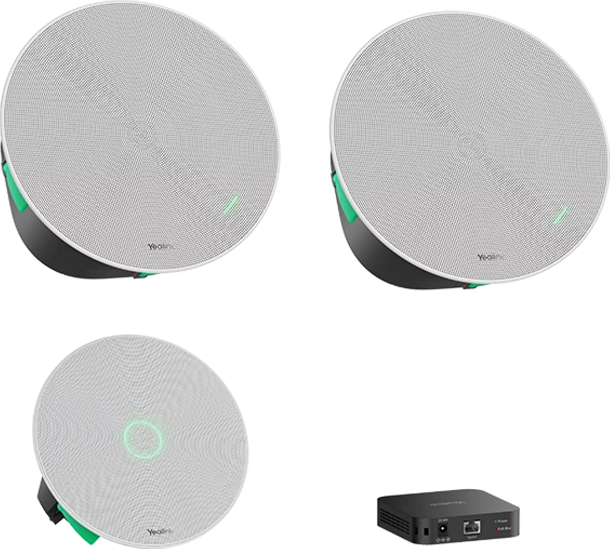 Yealink CMKit-121 - 1x CM20 Mic & 2x CS10 Speakers kit with Install Accessories and RCH40E2