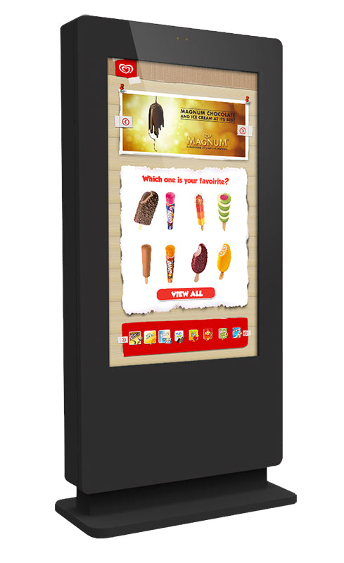 Allsee Freestanding PCAP Outdoor Touch Screen Poster