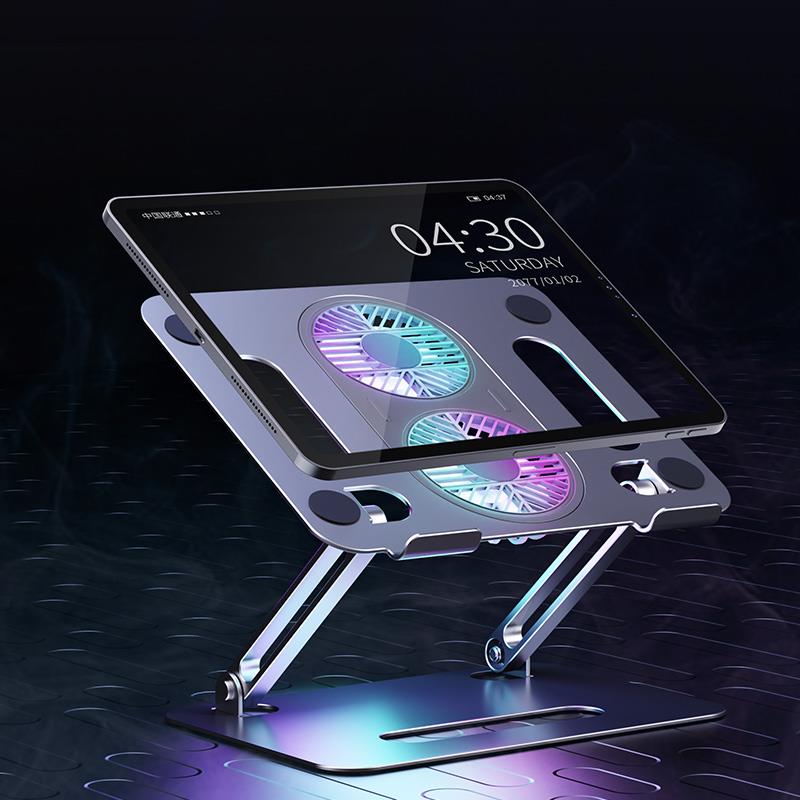 Quality Aluminium Laptop Stand with USB powered Cooling Fans