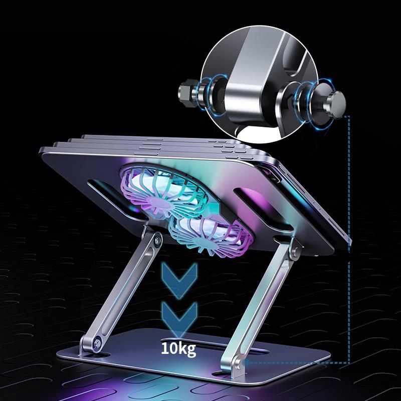 Quality Aluminium Laptop Stand with USB powered Cooling Fans