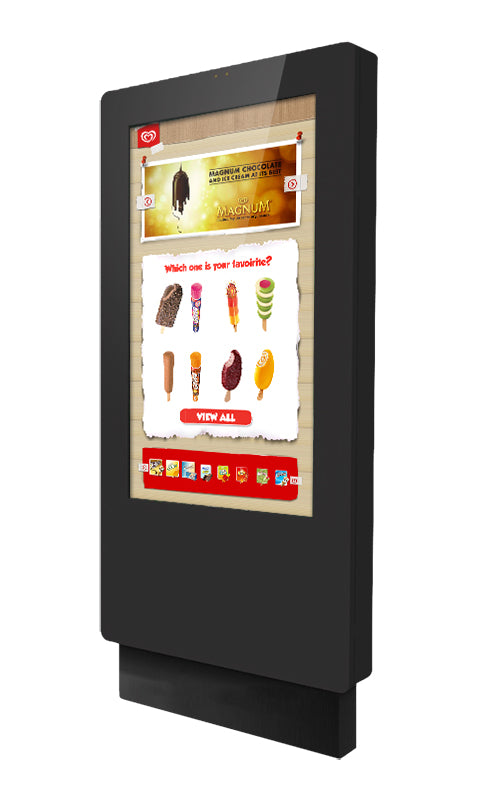 Allsee Freestanding PCAP Outdoor Touch Screen Poster