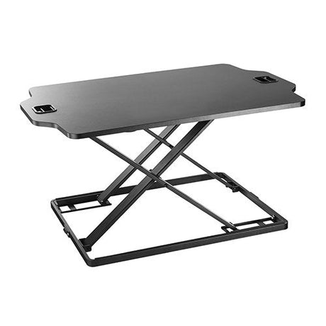 Ultra Slim Gas Sprung Sit-Stand Workstation ideal for laptops