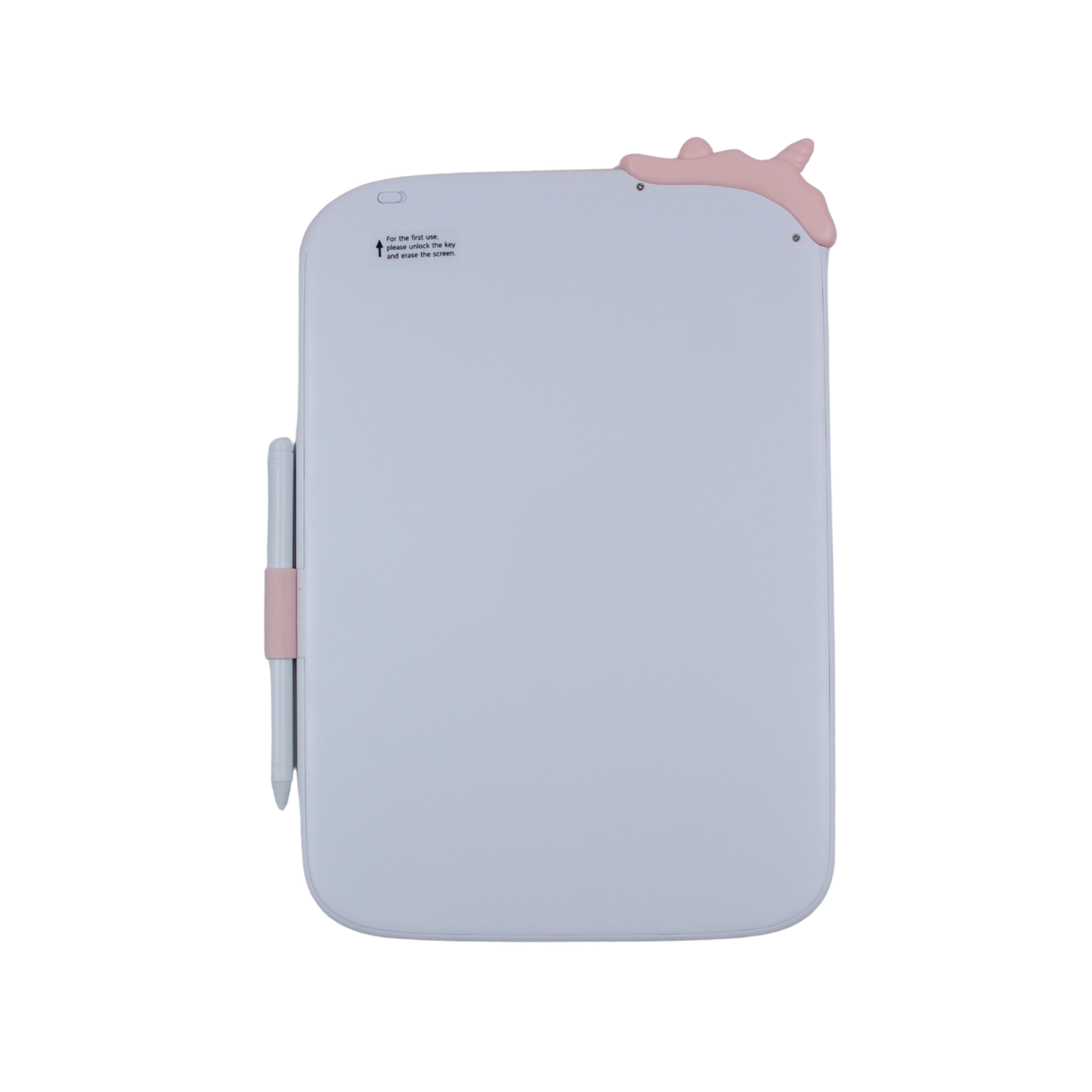 10" White LCD Unicorn Writing Tablet - Portrait