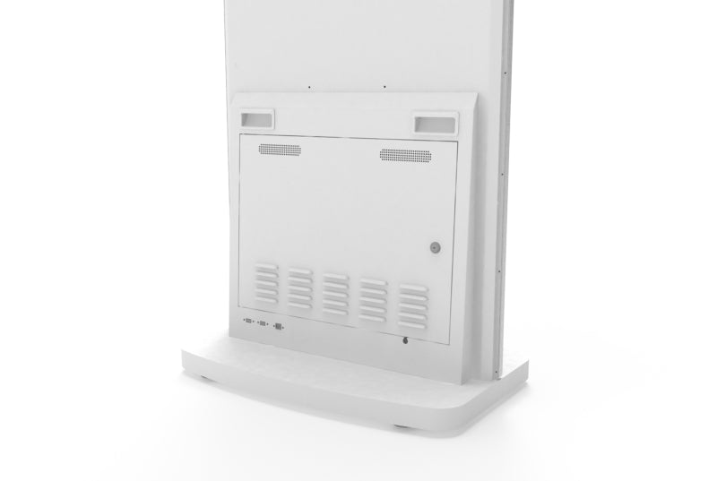 Allsee White Freestanding PCAP Touch Screen Posters