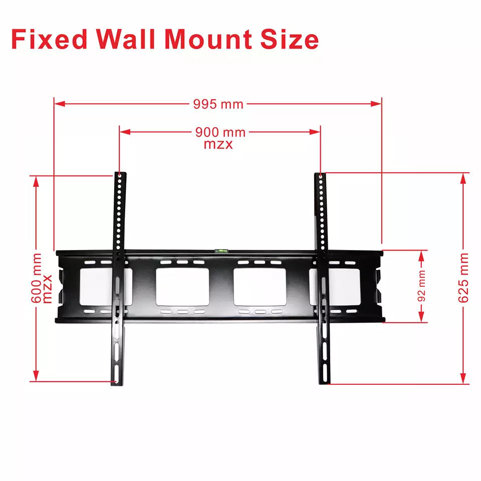 Heavy Duty Fixed Wall Mount for Panels from 50 to 120"