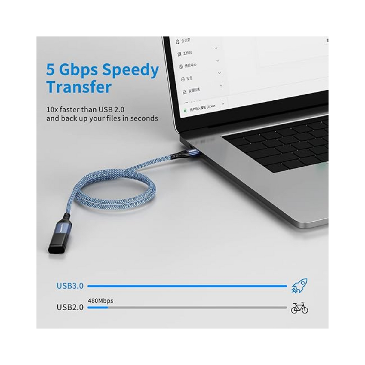 USB 3.0 Extension Cable (2m)