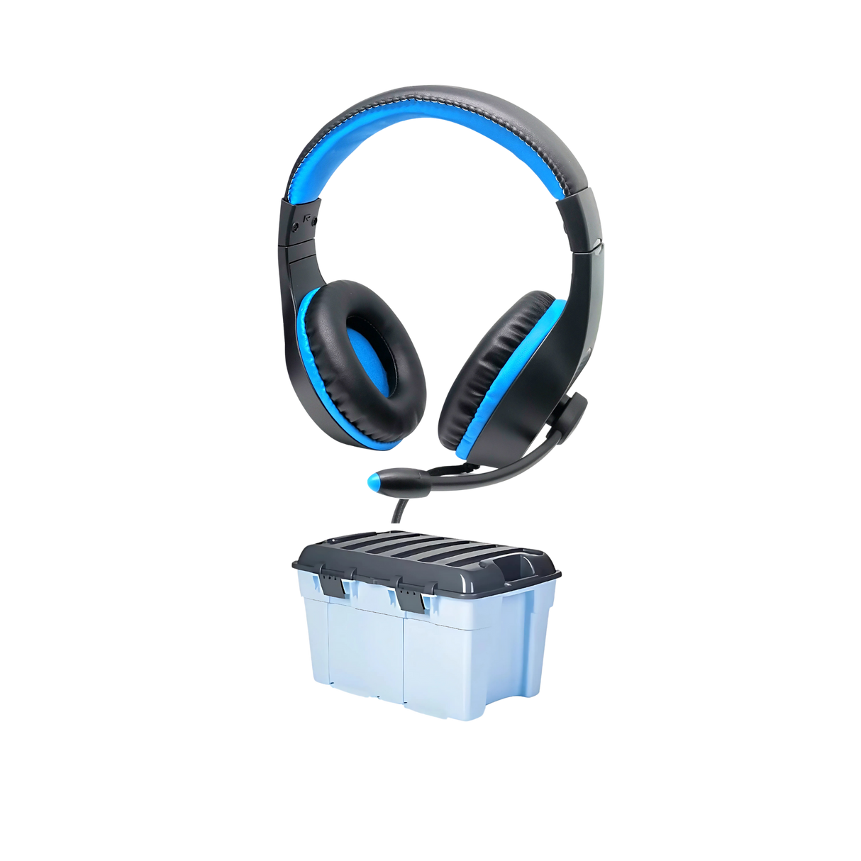 24 Classroom Set: Heavy Duty Robust ( Blue /Black 4-Pole)