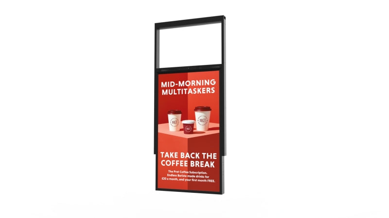 Allsee Black Ultra High Brightness Hanging Double-Sided Display