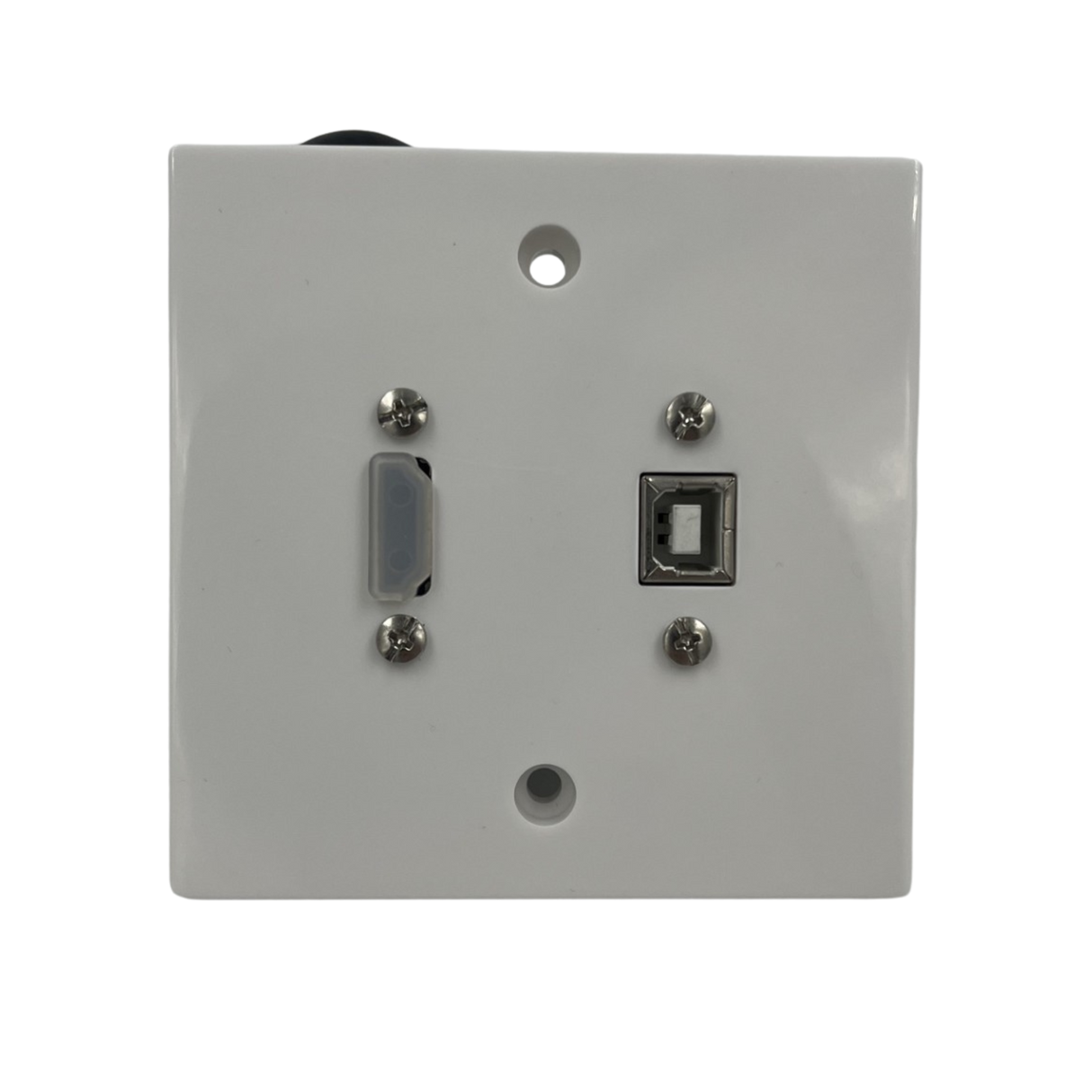 Crusader Single Gang Face Plate (HDMI/USB B)