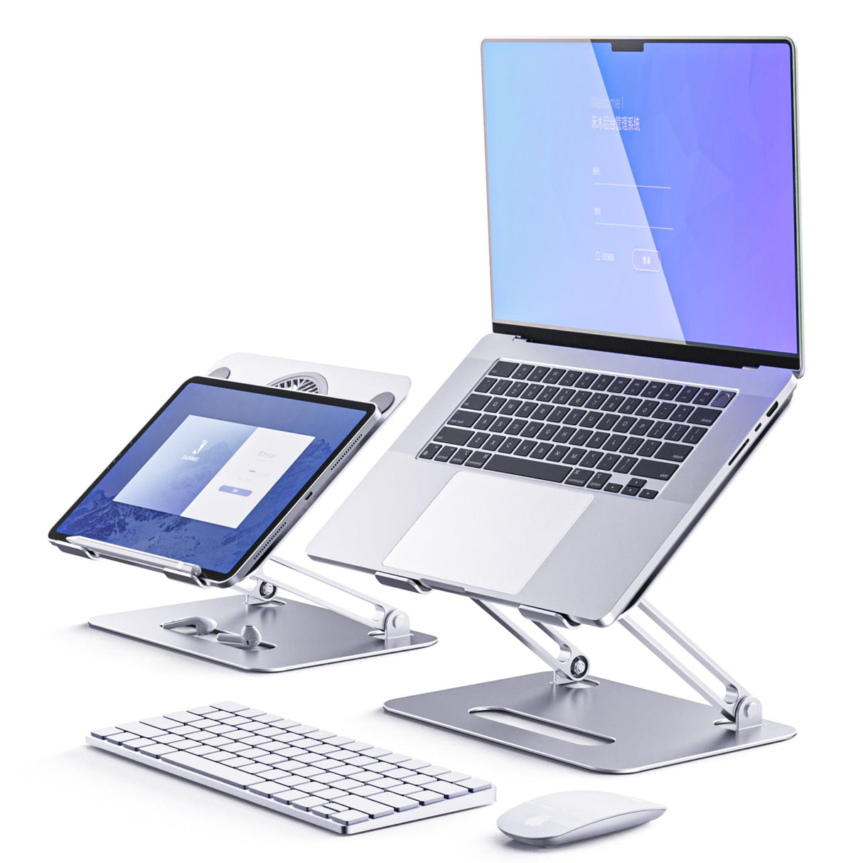 Quality Aluminium Laptop Stand with USB powered Cooling Fans