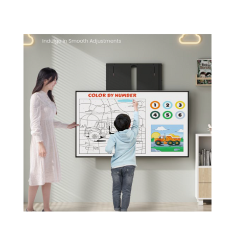 Height-Adjustable Wall Mount for Displays 70" to 90" displays & 90Kg