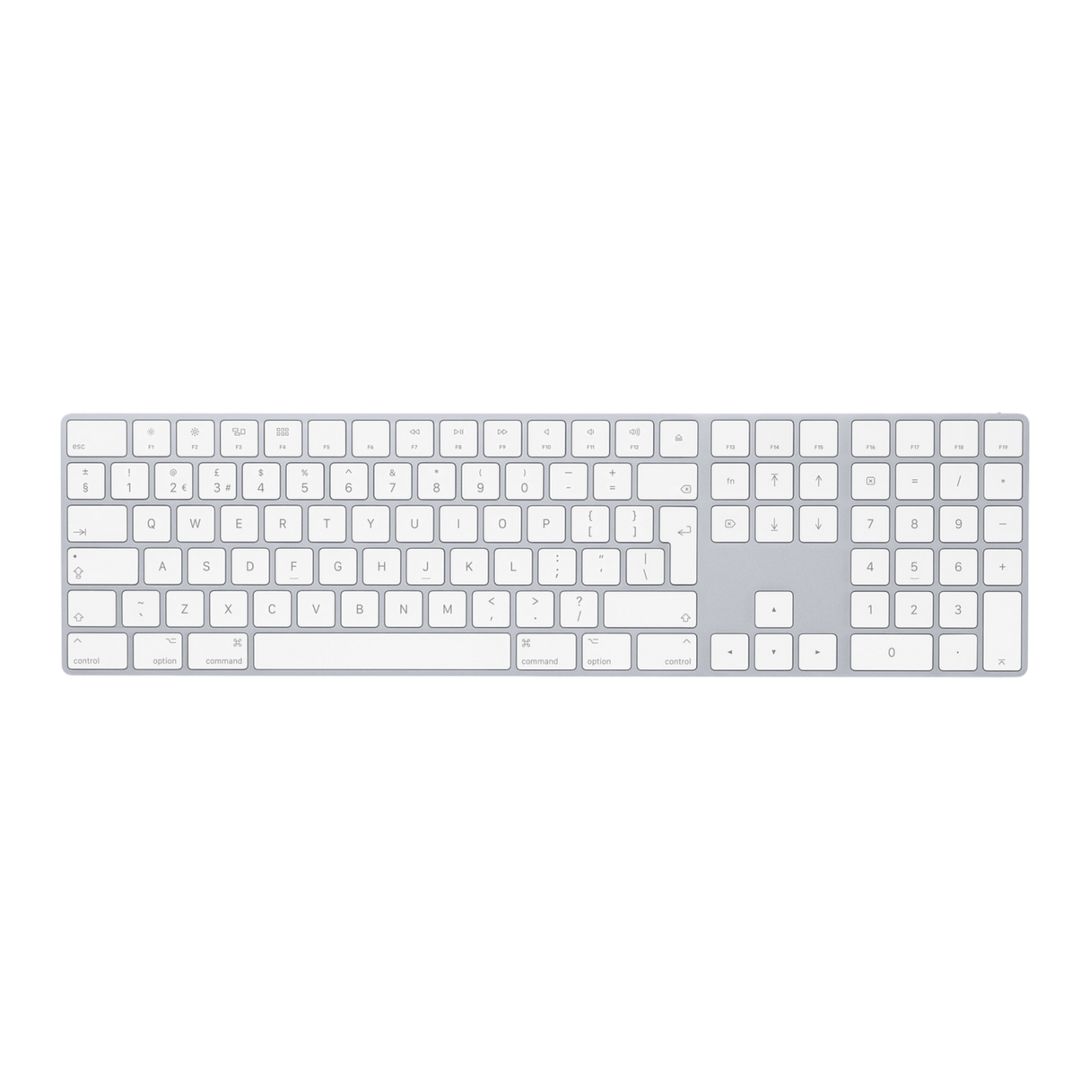 Apple Magic Keyboard with Numeric Keypad UK - Silver