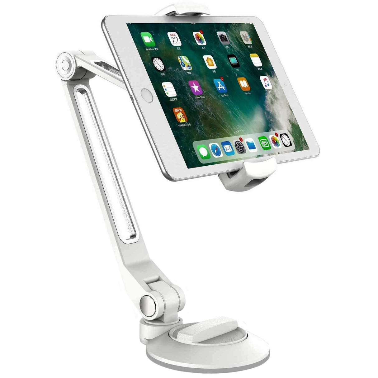 Smartphone & Tablet Holder White Suction Base