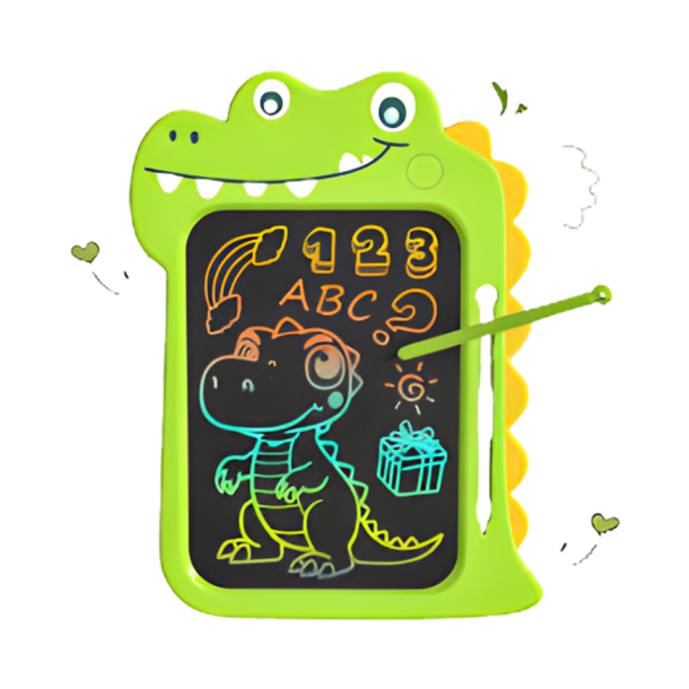10" LCD Writing Tablet - Green Dinosaur