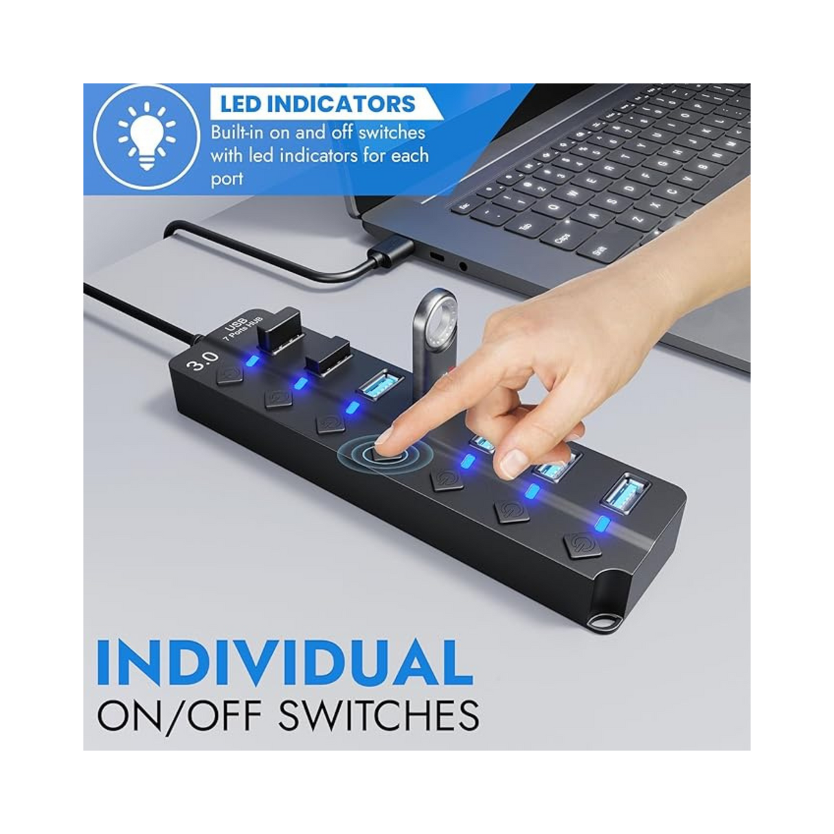 7 port Hub (7 x USB3)