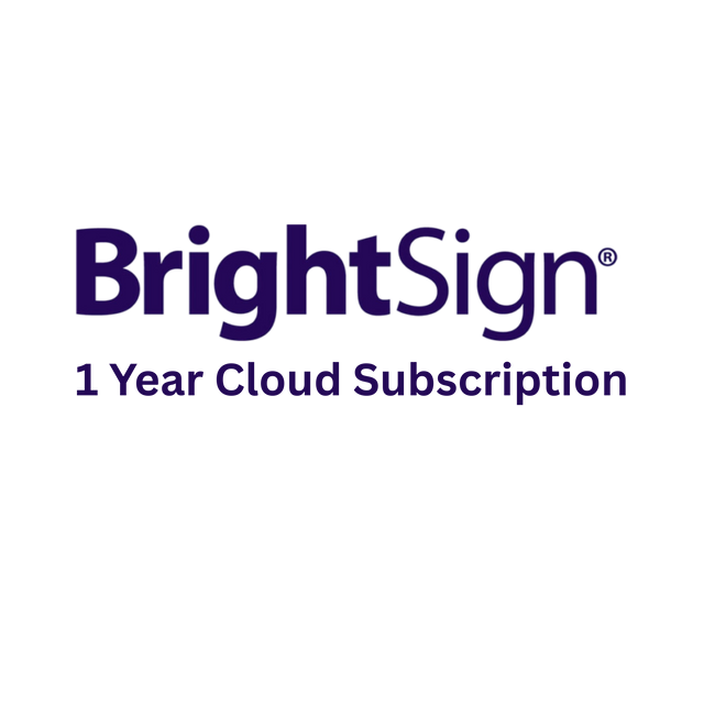BrightSign 1 Year Content Cloud Subscription