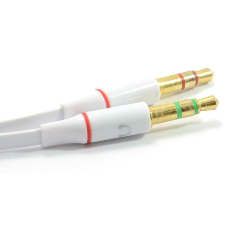 4 Pole (F) to 2 x 3.5mm (M) - Tablet to PC Connector