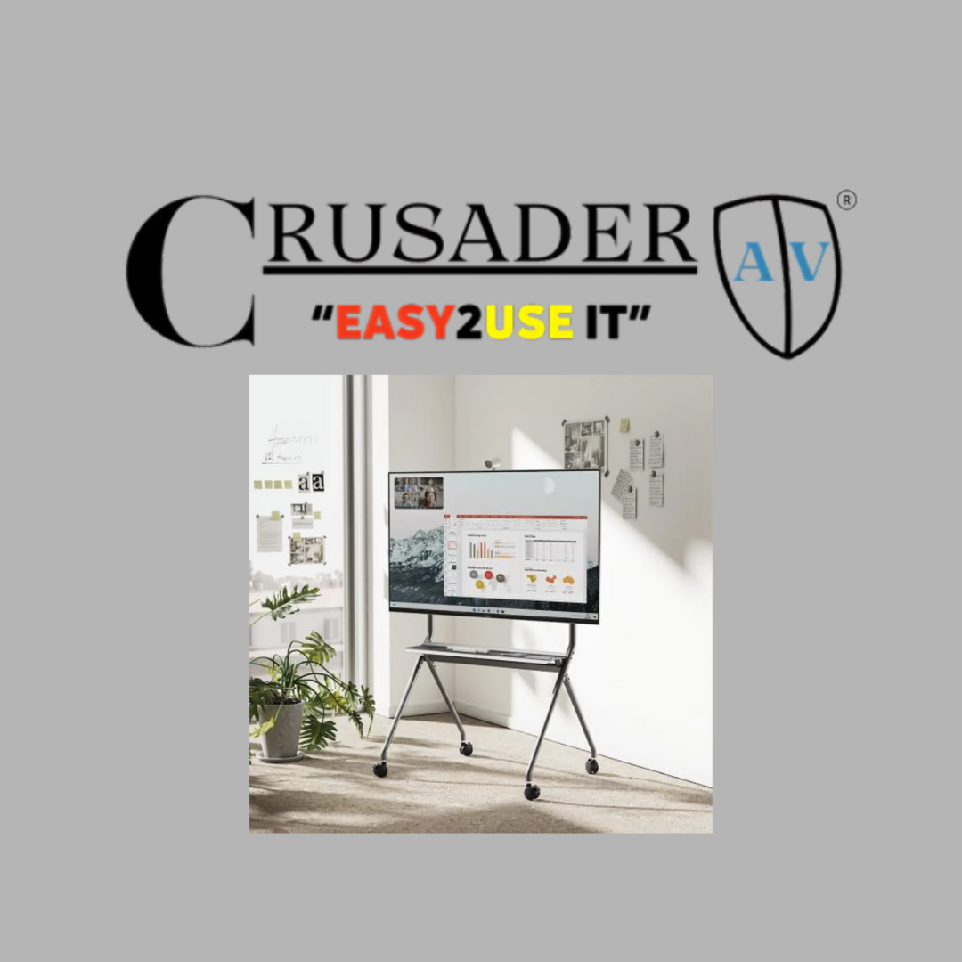 CrusaderAV Mobile Trolleys & Height Adjustable Trolleys