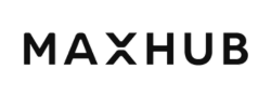 Max Hub Logo in black font on a white background