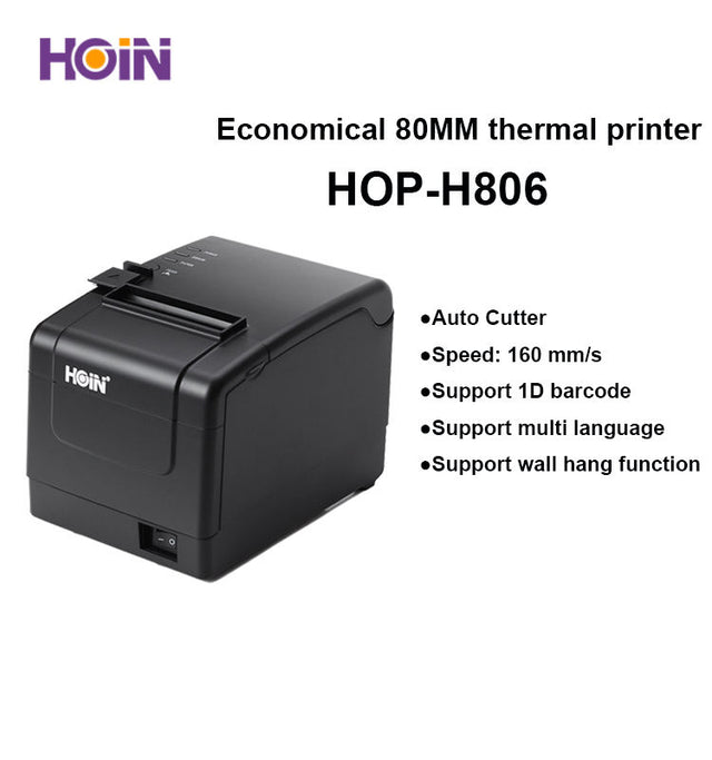 Hoin H806 80mm Direct Thermal Receipt Printer with Auto Cutter