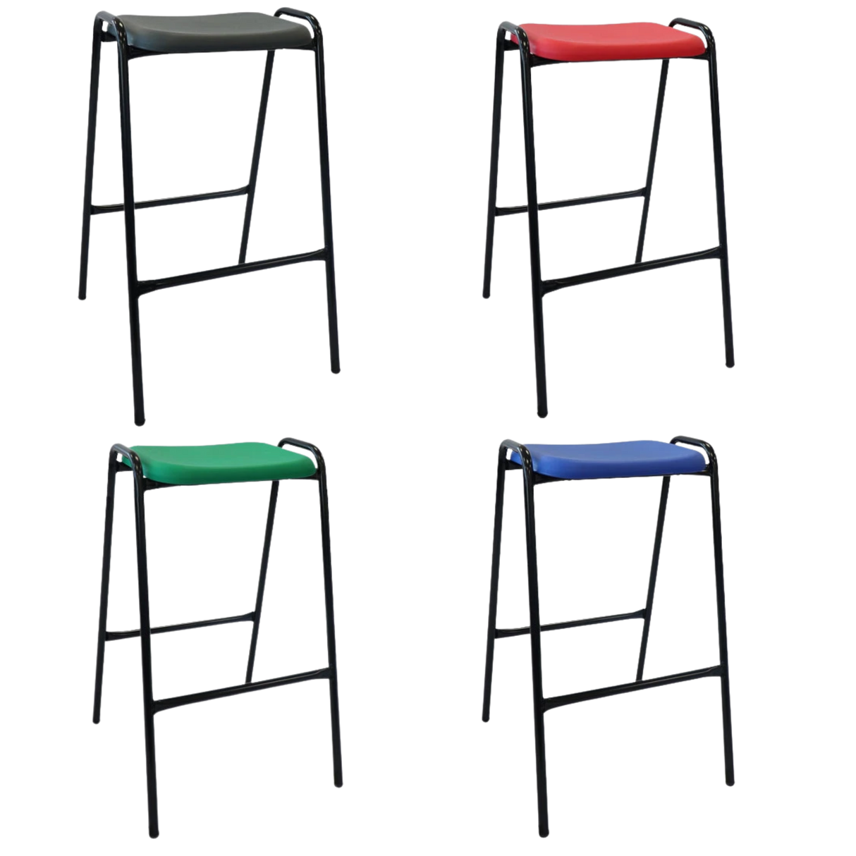 Spaceforme KM NP Stool, Black Frame