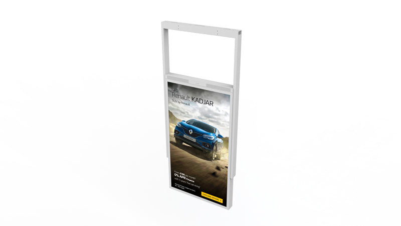 Allsee White Ultra High Brightness Hanging Double-Sided Display