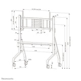 Neomounts FL50-575 MOVE Mobile Floor Stand