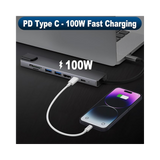 USB C 8 in 1 Concentrator