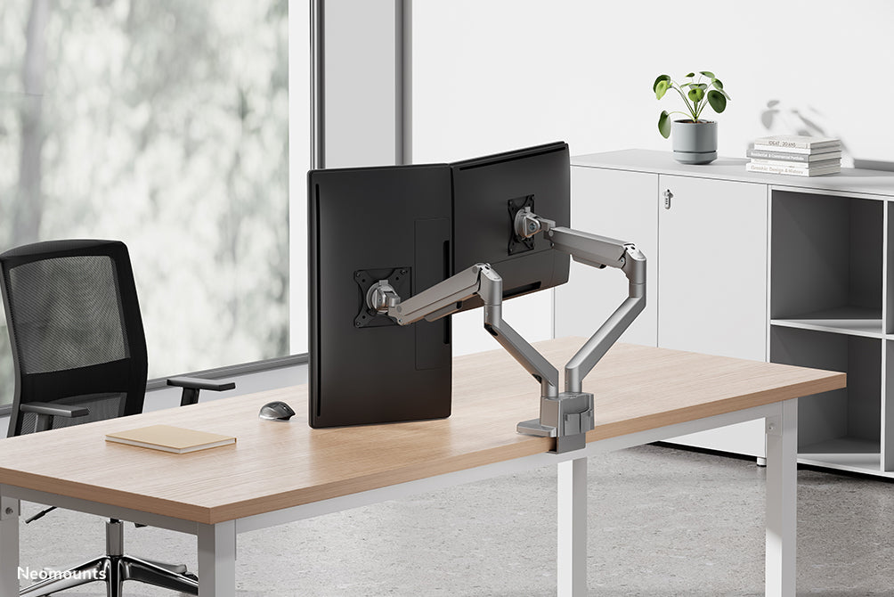 Neomounts DS70-2502 NEXT Slim Desk Mount - Double Display