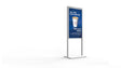 Allsee White Ultra High Brightness Hanging Double-Sided Display
