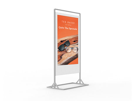 Allsee Superslim Freestanding Double-Sided Digital Poster