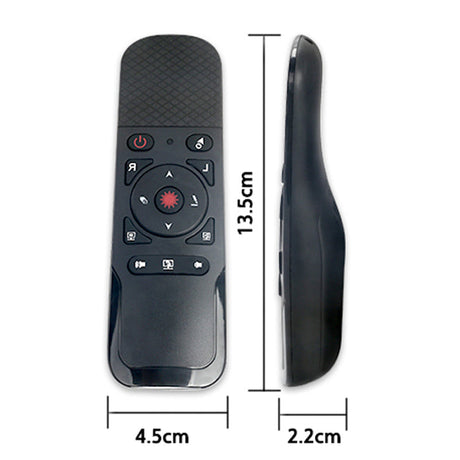Hand held air mouse and laser pointer