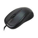 Easy2Use Rugged Optical Computer Mouse USB C Black Braided Cable